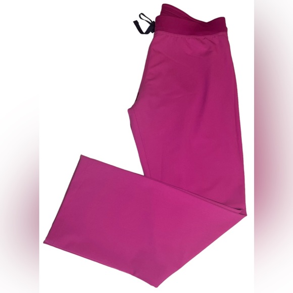 💗💜FIGS Livingston Basic Scrub Pants Limited color-Electric Orchid Large NWT - Picture 4 of 15